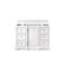 James Martin Vanities De Soto 48in Single Vanity Cabinet, Bright White 825-V48-BW - alternate 1